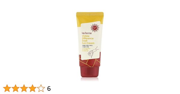 FarmStay La Ferme Visible Difference Snail Sun Cream 70g