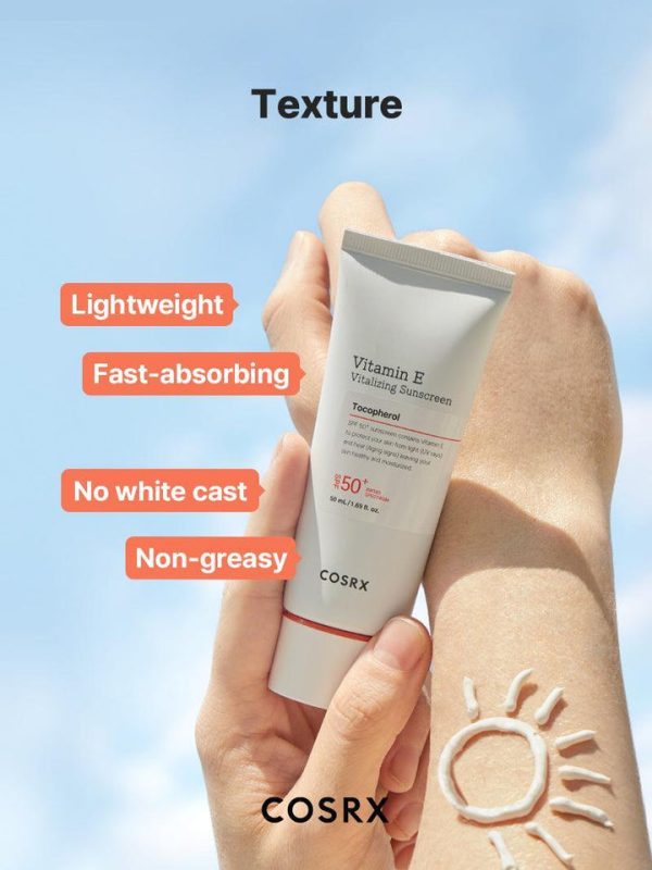 COSRX Vitamin E Vitalizing Sunscreen SPF 50 - Image 12