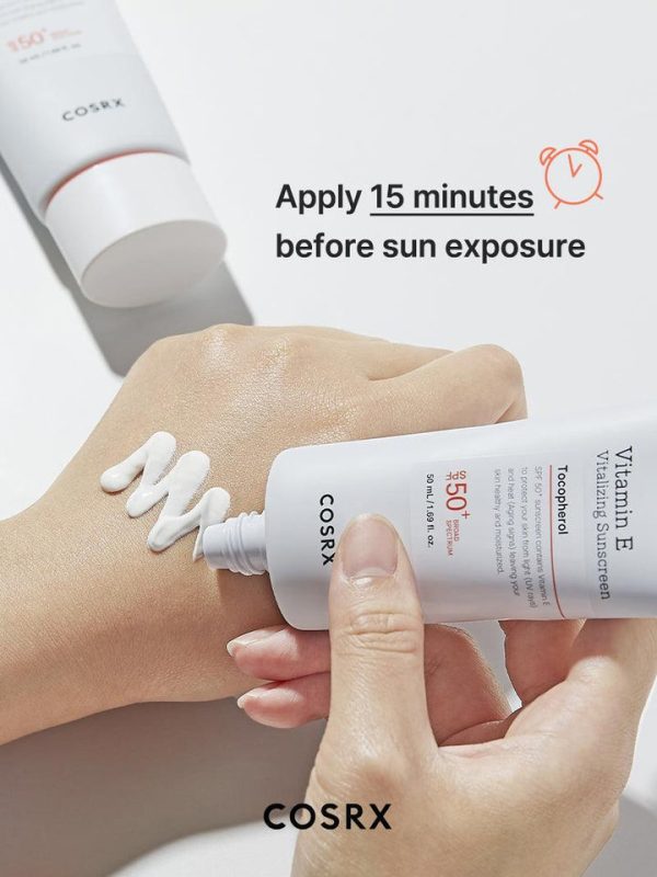 COSRX Vitamin E Vitalizing Sunscreen SPF 50 - Image 13