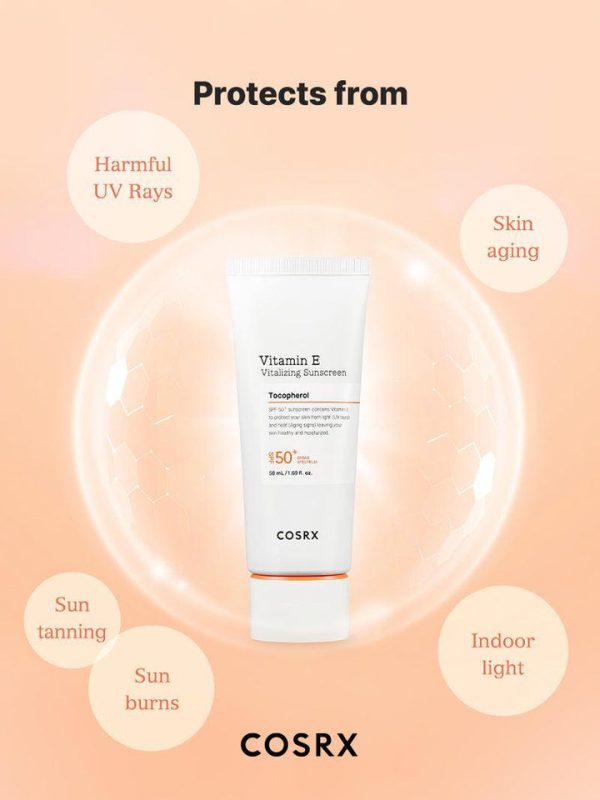 COSRX Vitamin E Vitalizing Sunscreen SPF 50 - Image 7